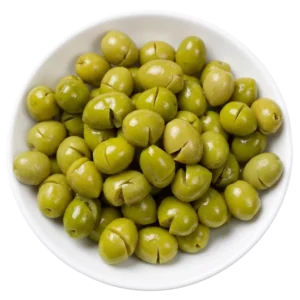 Cracked Green Olives