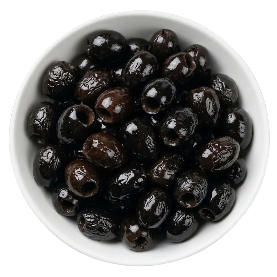 Olives Noires À La Grecque Dénoyautées