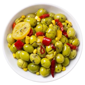 Mexican Style Cracked Green Olives